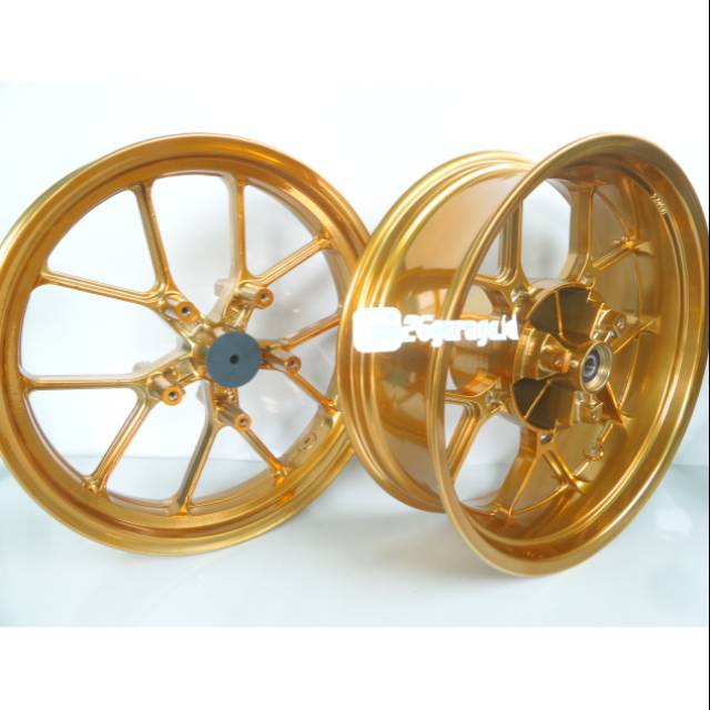 VELG TAPAK LEBAR NINJA 250 Z250 DOUBLE DISC 350/550 PNP WARNA CANDY