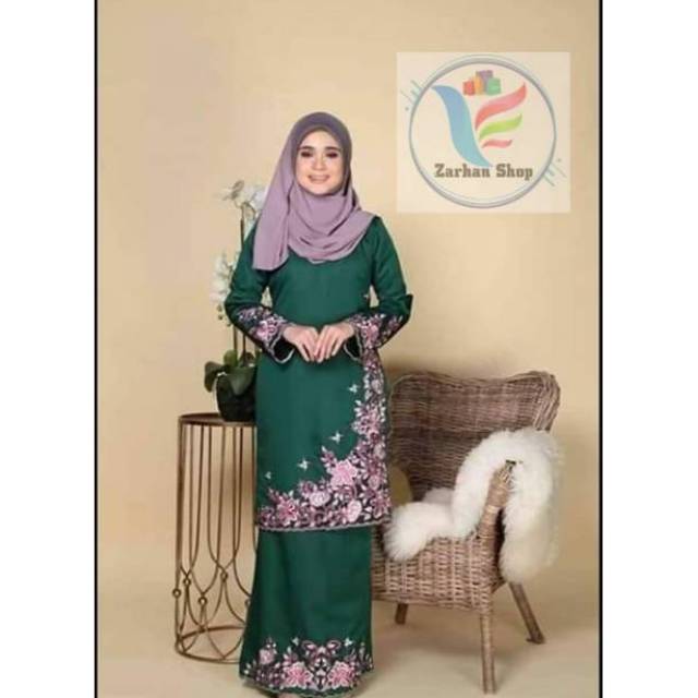 Kain Bakal Baju Kurung Bordiran Bukittinggi