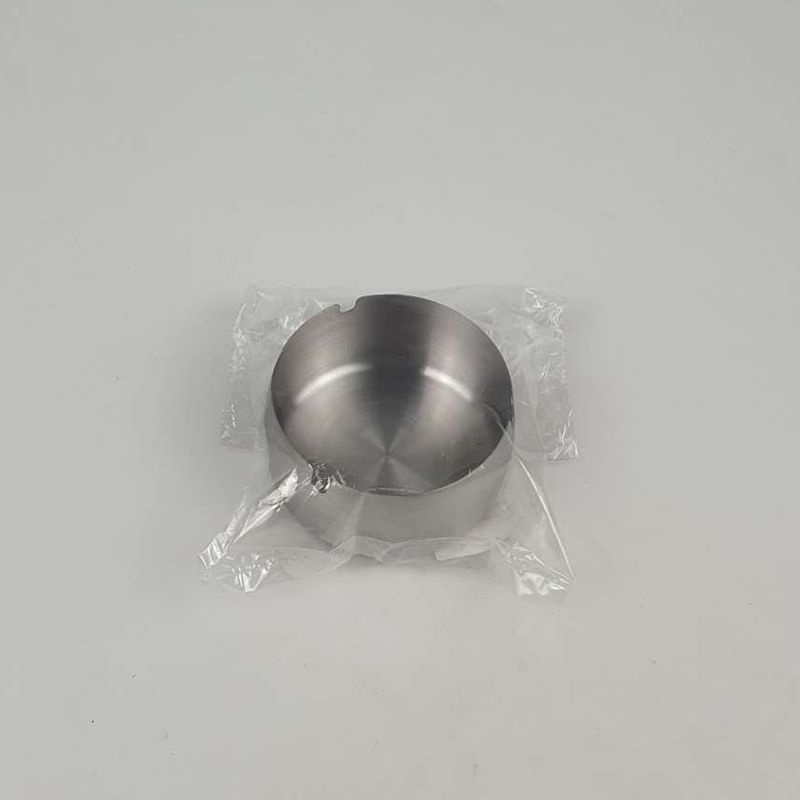 Asbak Rokok Cigar Ashtray Ash Stainless Steel - T9224 - Silver