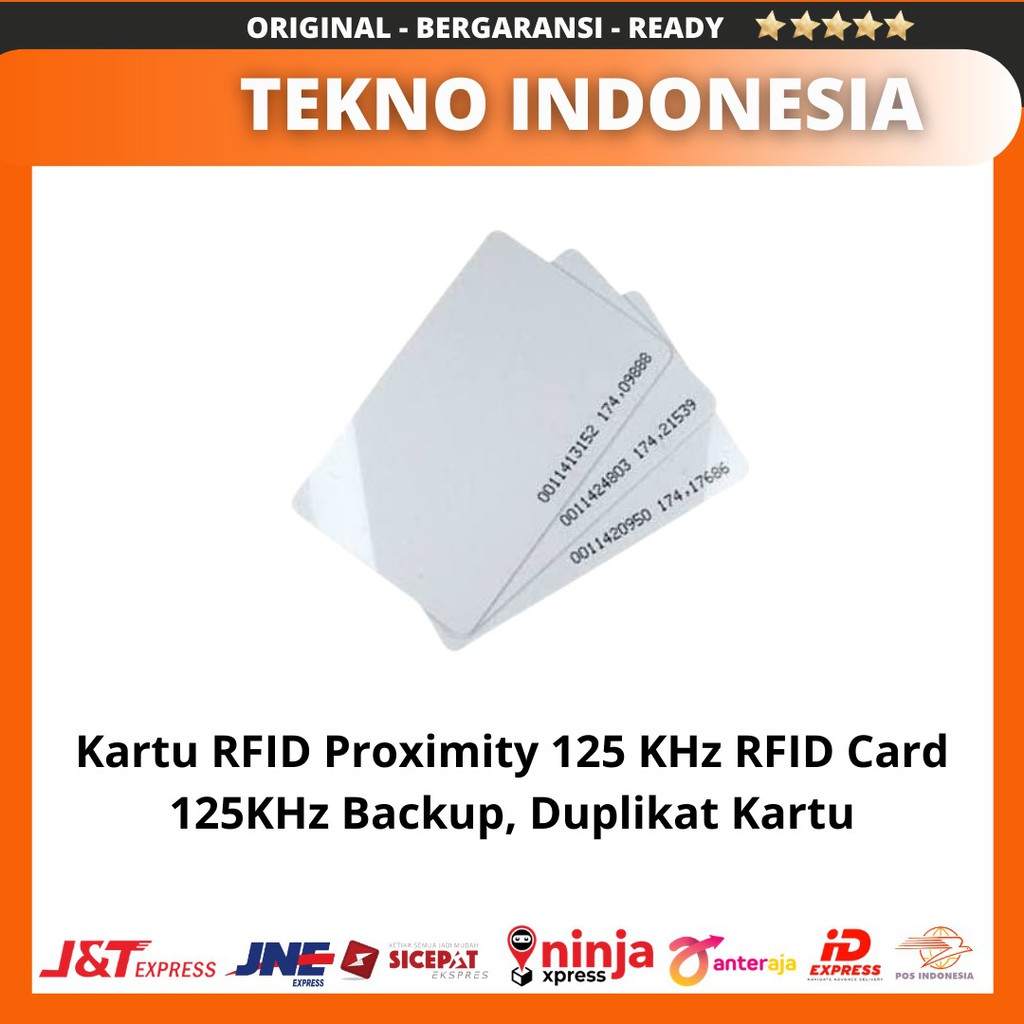 Jual Kartu RFID Proximity 125 KHz RFID Card 125KHz TIPIS, TEBAL ...