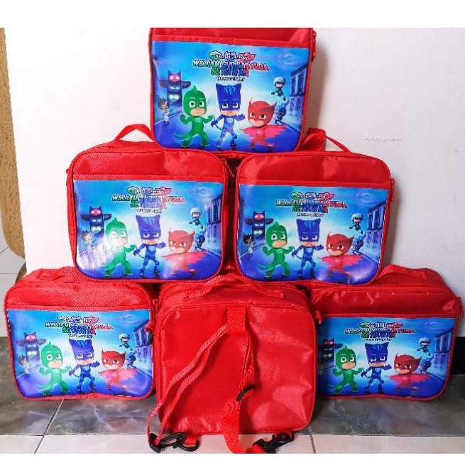 Tas slempang.bisa ransel.bisa tenteng 3in 1 souvenir gambar printing