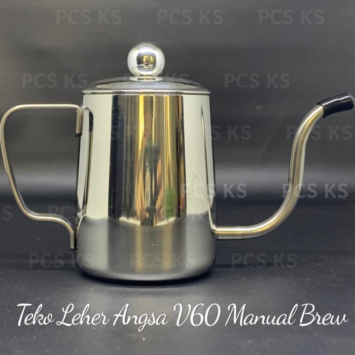 

DISKON - (BISA COD) Teko Leher Angsa V60 Manual Brew Coffee Tea Kopi Teh Kettle Barista - 350 cc