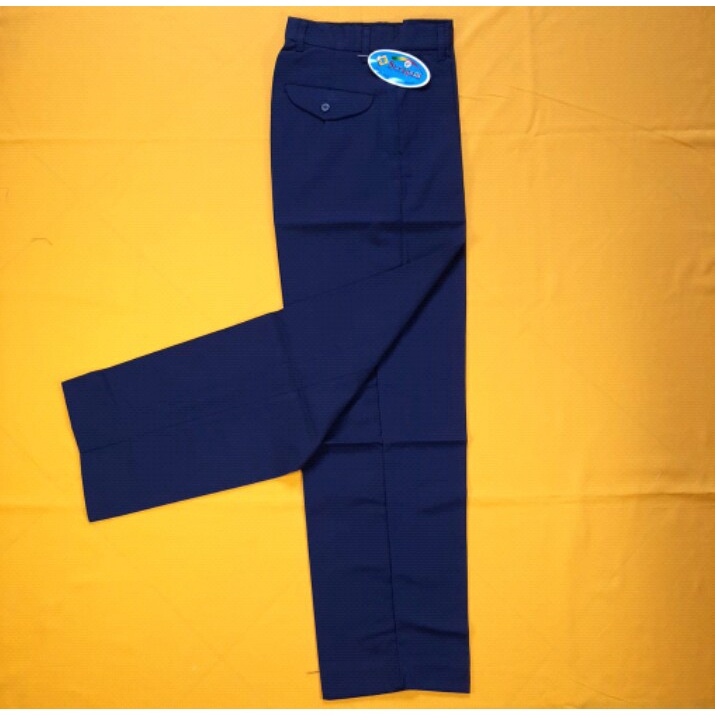 Celana Panjang BIRU  KTT Seragam Sekolah Anak SMP Merk SERAGAM / BULOVA