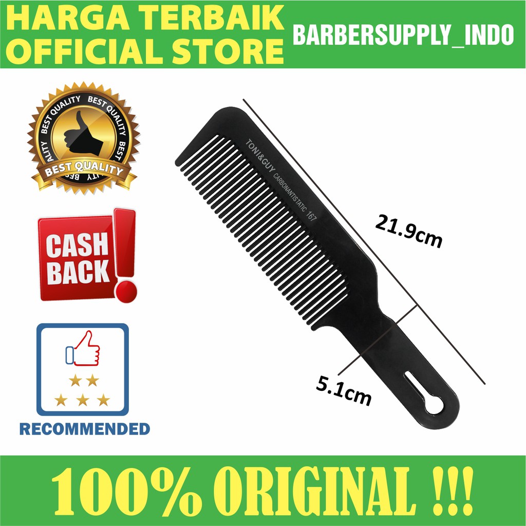 Sisir Over Comb  Carbon Antistatic