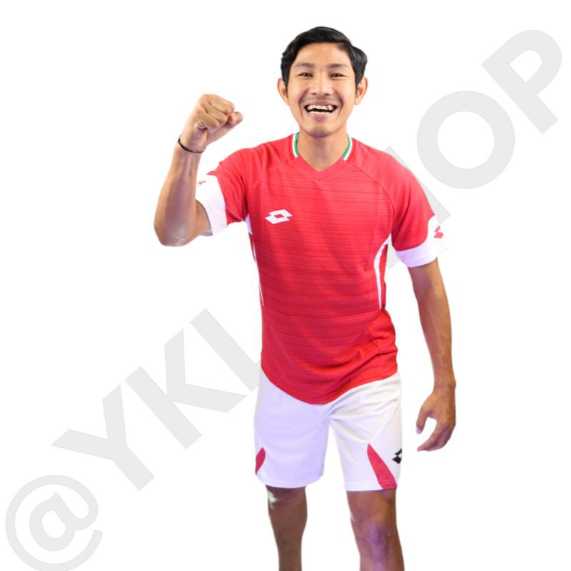 Setelan Full Kit Trainning Semen Padang FC 2019 [Lotto, ORIGINAL] Merah