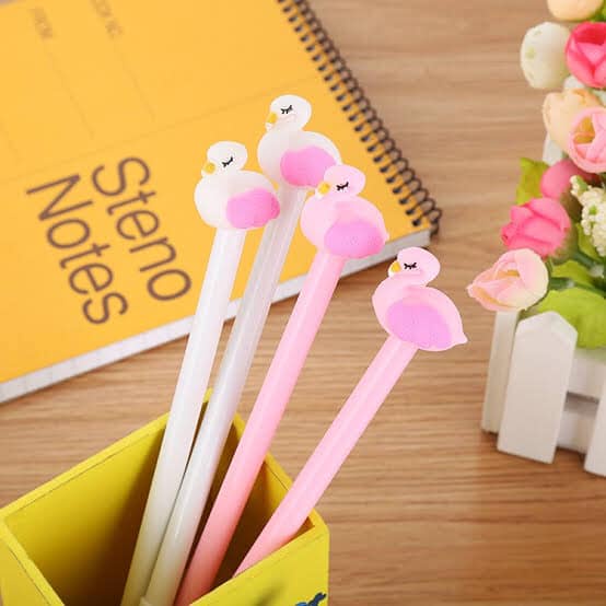 

Pulpen Karakter Flaminggo Pena Angsa Gel Cair Stationary Alat Tulis