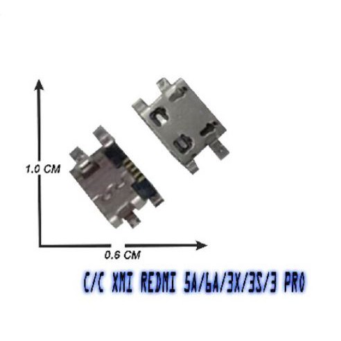 KONEKTOR CAS XIAOMI REDMI 3 - REDMI 3S - REDMI 4 PRO - REDMI 4A - REDMI NOTE 4 CON TC CHARGER