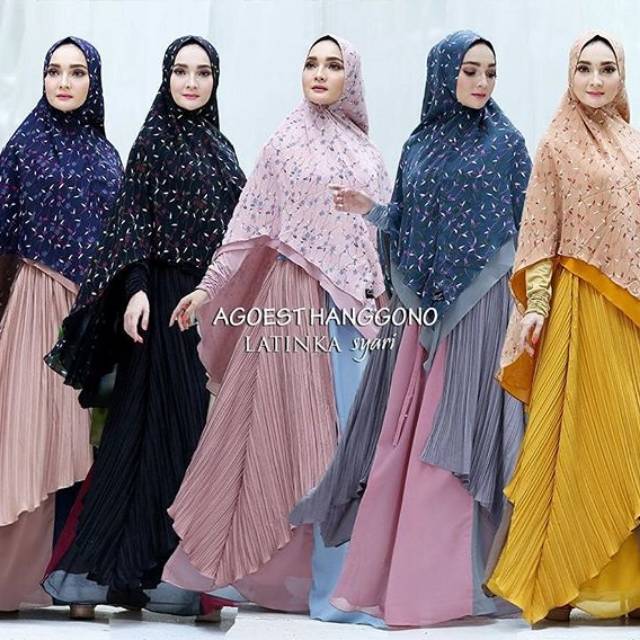Latinka Plisket Syari Premium Original By Agoest Hanggono