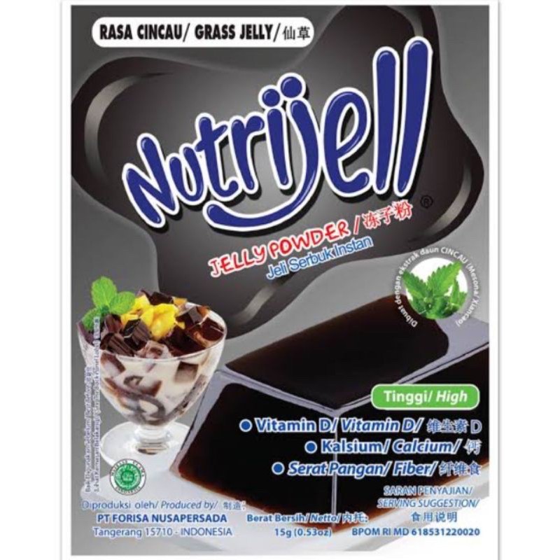 nutrijell cincau / kelapa / anggur 10g