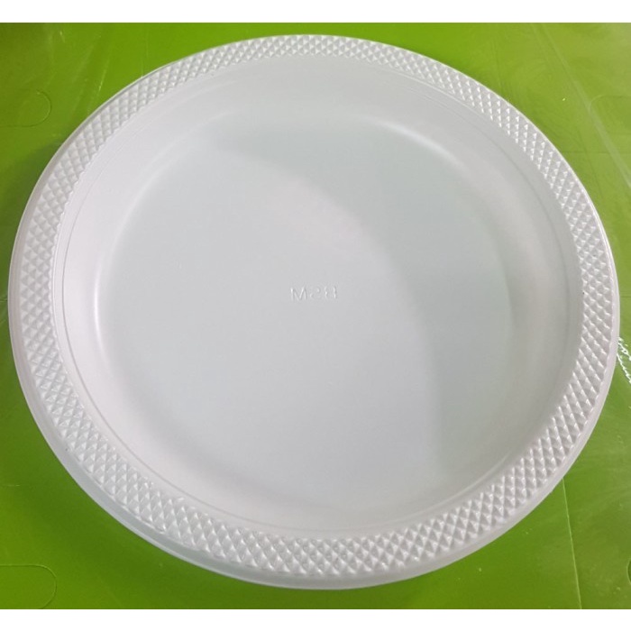 PR500 isi 50 pc Piring Plastik BESAR Sekali Pakai PR9