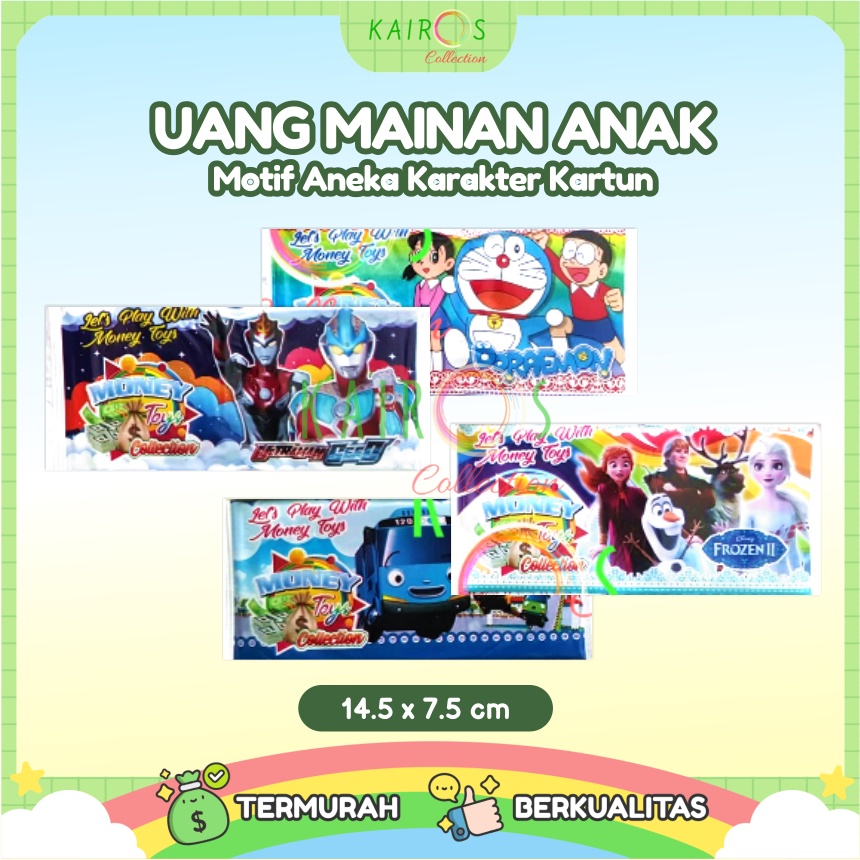 

Mainan Uang Kertas Karakter Kartun Anak