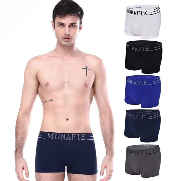 Celana Dalam Boxer Munafie Pria CD Underwear Sempak Pria