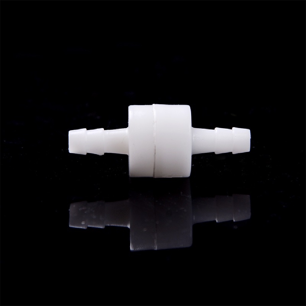 Yescool 6mm 1/4&quot; White One Way Inline Check Valve Fuel Diesel Gas Petrol Liquid Air New .
