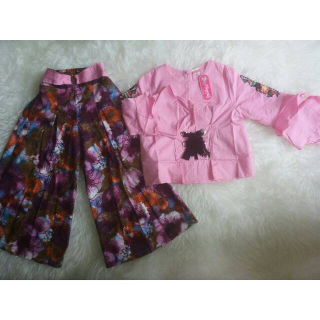 Setelan kulot +tunik