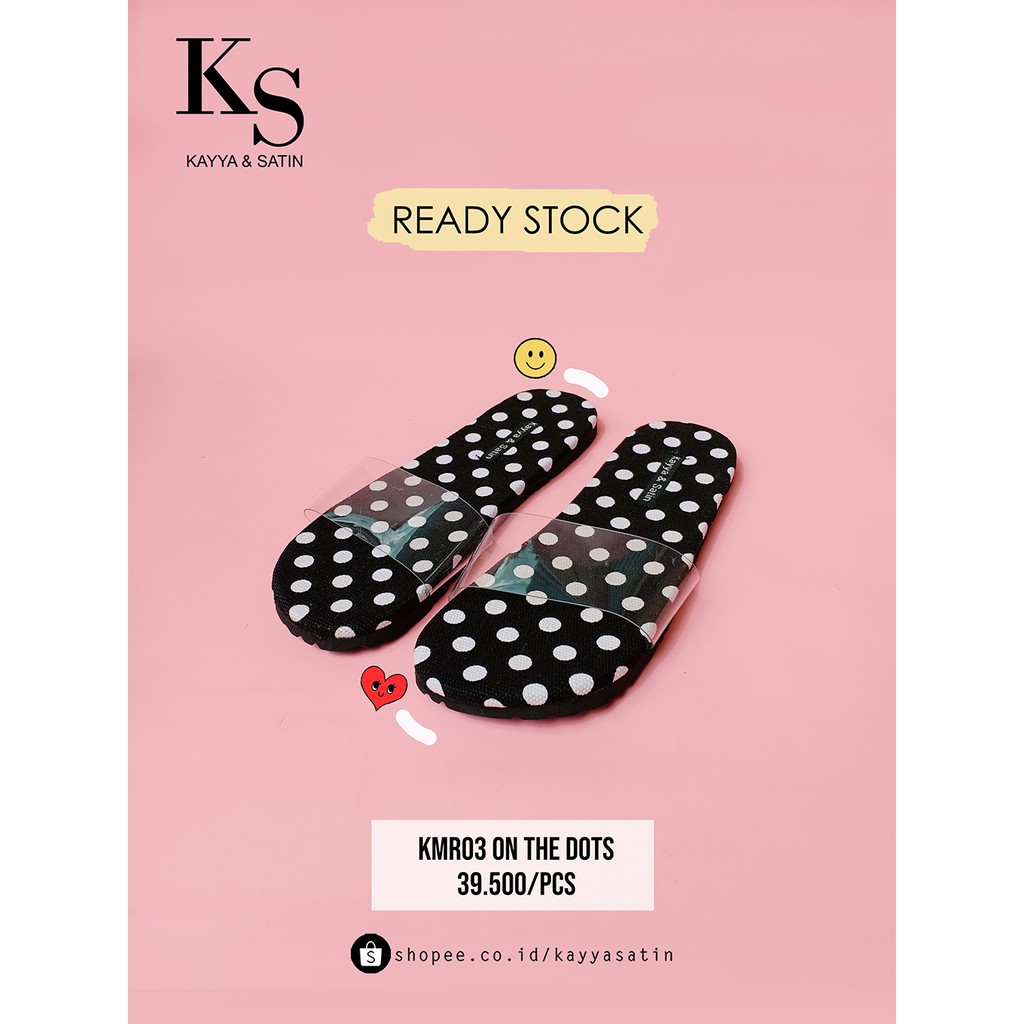 FLAT SANDAL KMR03 ON THE DOTS COLLECTION - BENING