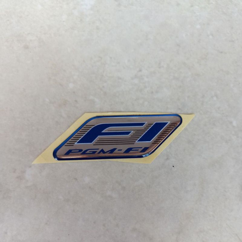 emblem timbul Honda FI bahan original