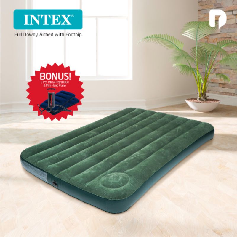KASUR ANGIN INTEX DOUBLE 2 ORANG MATRAS RANJANG LEMBUT NYAMAN CAMPING