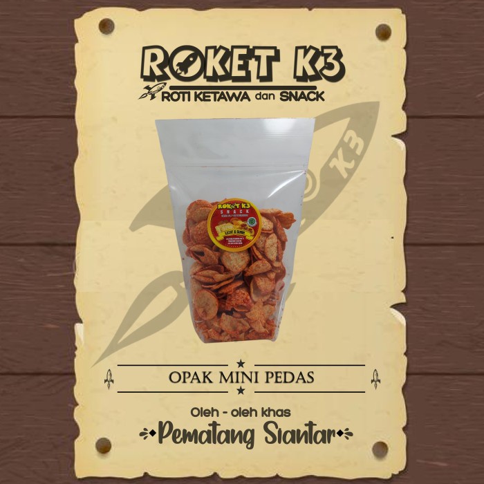 

Opak Mini Pedas Renyah Enak Cemilan Makanan Ringan Kerupuk Jajanan