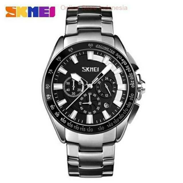 Jam Skmei 9167 original chronograph free box karton skmei