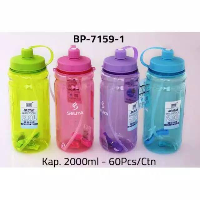 Botol Minum Besar Seliya B36 2000ml / Big Bottle Seliya 2 Liter B36 / Tempat Minum Besar 2liter