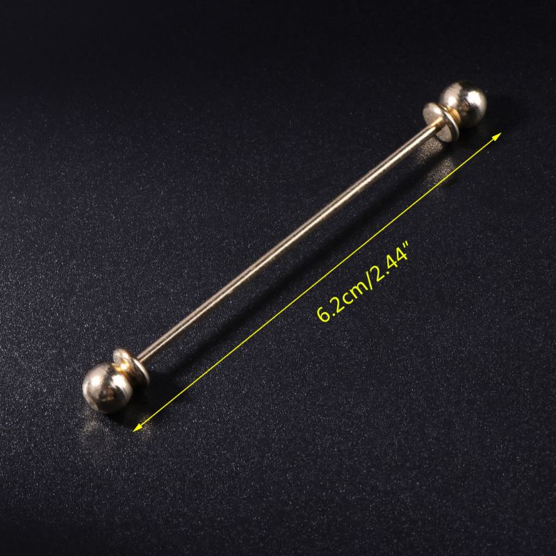 SIY  Men Shirt Pins Tie Clip Collar Clasp Luxury Business Wedding Brooch Bar Ornament