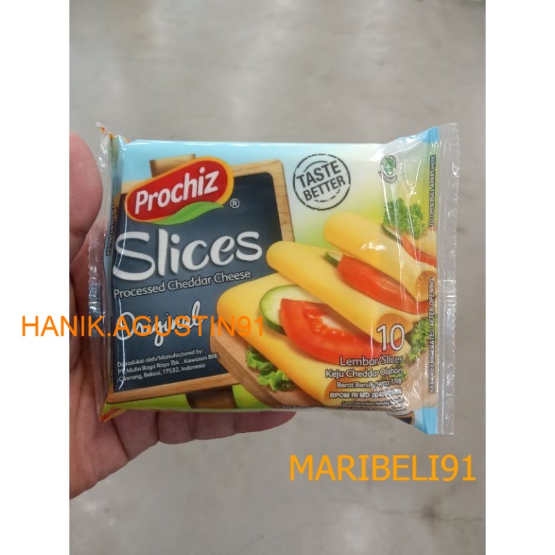 

PROCHIZ Keju Slice 10'S 170Gr maribeli91