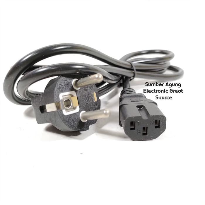 Kabel Power Jek Komputer Rice Cooker Lubang 3 HKC018 Merk Hakamitsuv