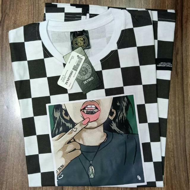 KAOS RIP CURL KAOS MOTIF CATUR PAKAIAN PRIA WANITA PROBLEM TSHIRT EFG CEWEK BAJU MURAH TERLARIS