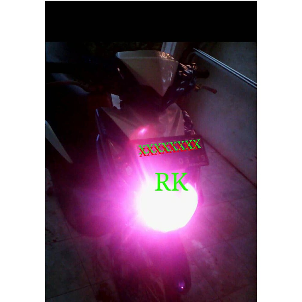 LAMPU LED H6 PINK | LAMPU MOTOR LED H6 MERAH MUDA