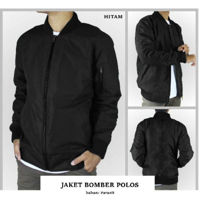 JAKET BOMBER BOLAK BALIK POLOS - JAKET BOMBER POLOS - JAKET POLOS - JAKET BOMBER - JAKET BOLAK BALIK