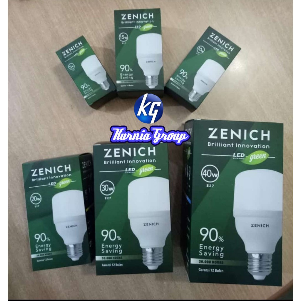 LAMPU LED 40W MURAH KAPSUL ZENICH GREEN TERANG ISTIMEWA CAPSUL PUTIH 40WAT E27 TERMURAH TERLARIS