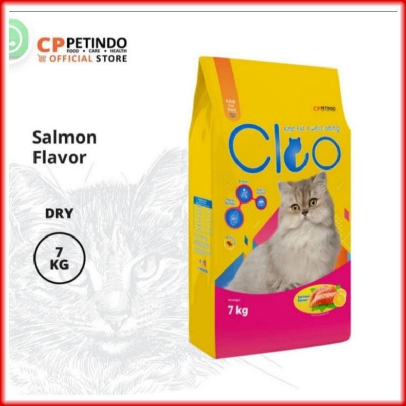 Makanan Kucing Cleo Adult Salmon 7kg | Cleo Salmon Flavour | Dry food Ekspedisi