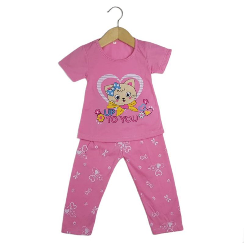 SETELAN BAJU ANAK PEREMPUAN NEW MOTIF UP TO YOU 2-6 TAHUN