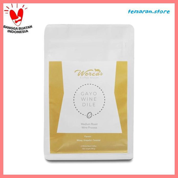 

Kopi- Kopi Arabica Aceh Gayo "Wine" 200 Gram Medium Roast (Biji/Bubuk) - KOPI BIJI -Biji-Kopi.