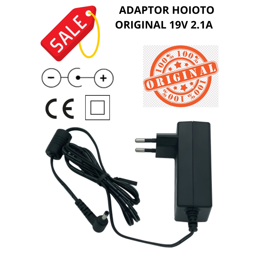 SWITCHING ADAPTOR 19V 2.1A LAPTOP TV HOIOTO OVERJACK 4.0*1.7mm