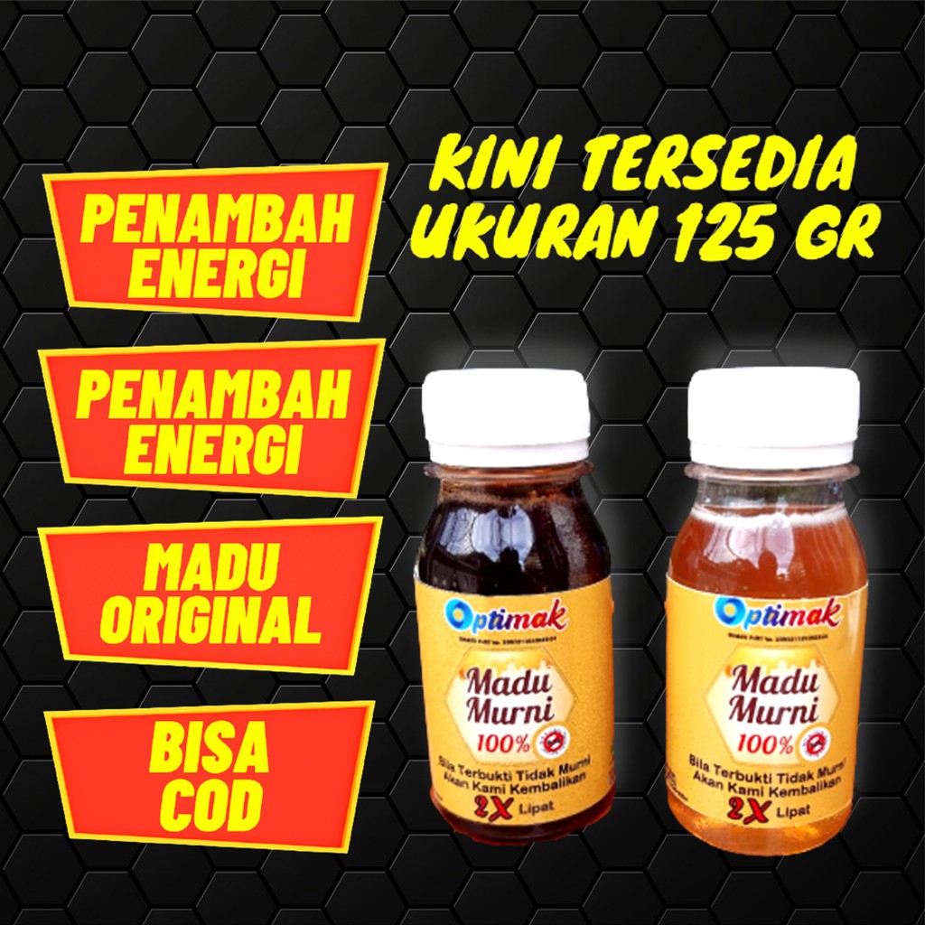 

MADU OPTIMAK MADU MURNI MADU ASLI 100 GR