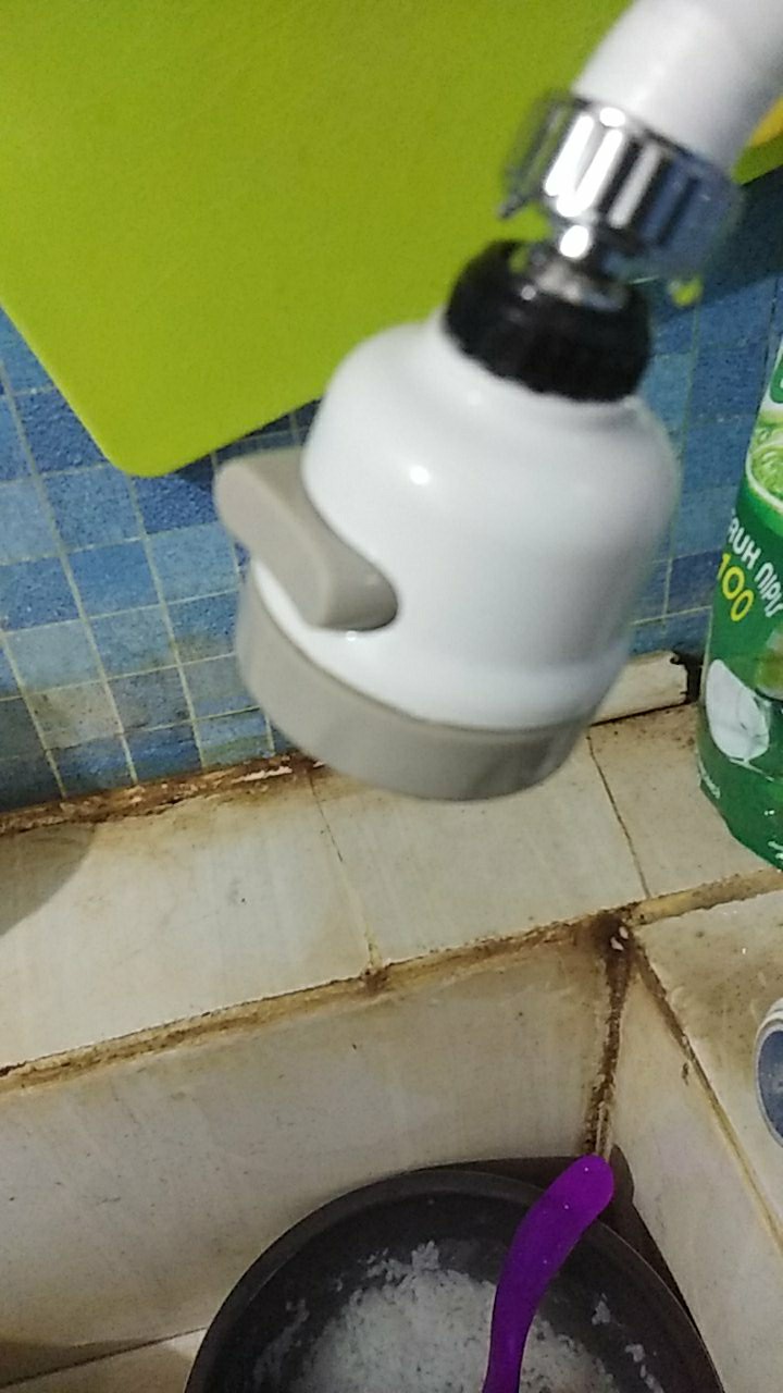 Sambungan Kran Fleksible Hemat Air Cuci Piring Shower Rotasi 360 Derajat [ 3 Mode Spray ]