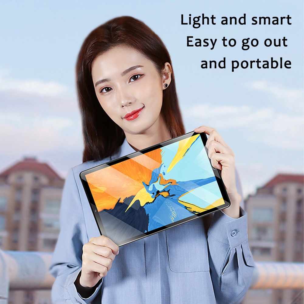 【Promosi Besar】2023 Hot Jual Android 10.0 Tablet PC Layar Penuh Layar HD 6GB + 128GB GB Sistem Android WiFi Dual SIM, Koneksi Bluetooth