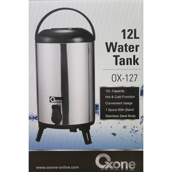 Water Tank 12Lt Oxone OX-127 - Tempat Minum Stainless