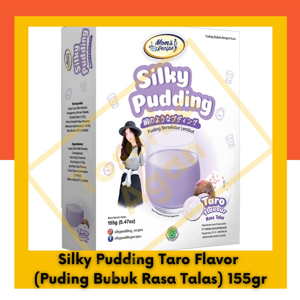 Silky Pudding Taro Flavor (Rasa Talas) 155gr BOX