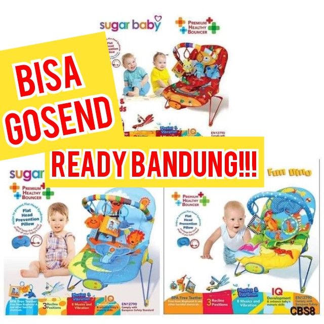 [Perlengkapanbayimurah] Bouncer Sugar Baby 3 recline posisi bouncer sugarbaby ayunan bayi kasur bayi