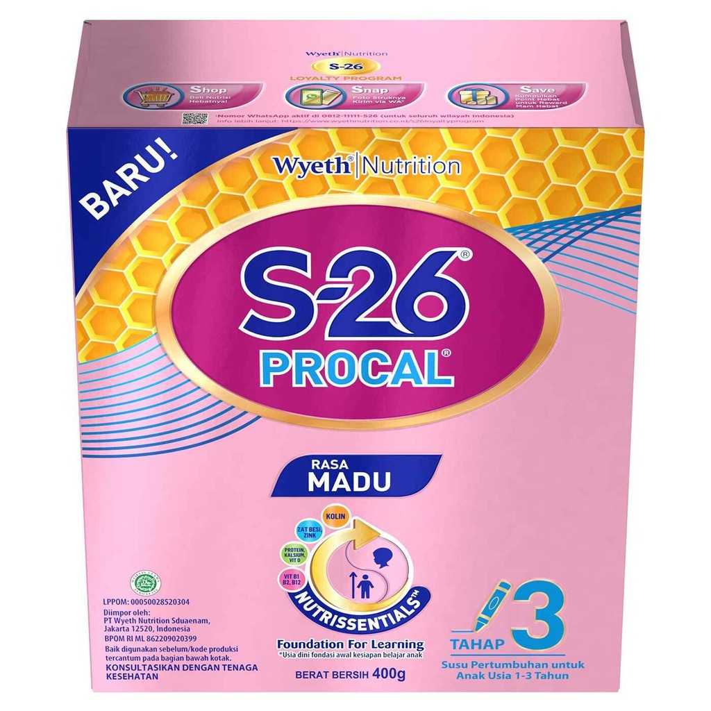 Procal Box madu 400 gram