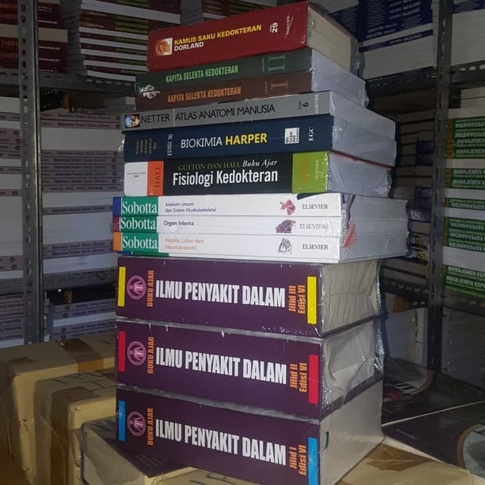 Jual Paket buku Kedokteran 7 Judul Sobotta IPD GUYTON HARPER NETTER K