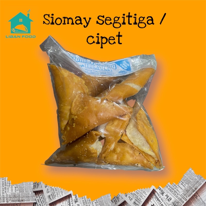 SIOMAY SEGITIGA BESAR 10PCS (1 BKS)/ CIPET