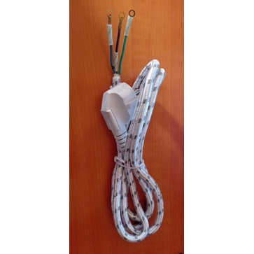 kabel setrika licinan gosokan arde ATN TRM 1,7M putih setrika 3 jalur dan 2 jalur original