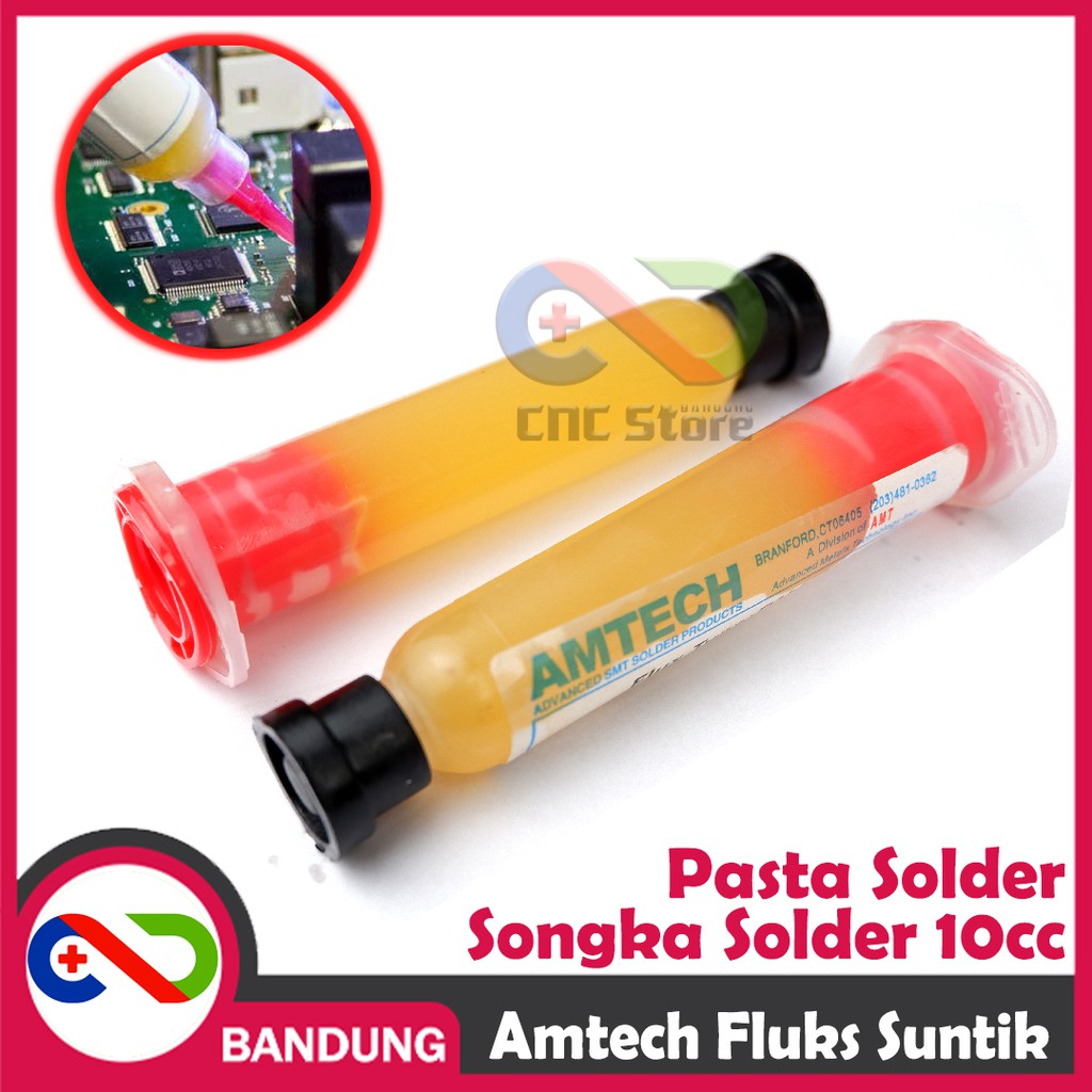 AMTECH FLUKS SUNTIK SIONGKA SOLDER / SONGKA PASTA 10CC