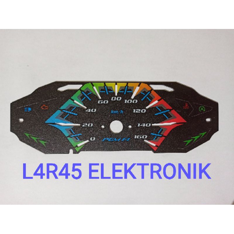 Papan Custom Speedometer Vario Led Old 125/150