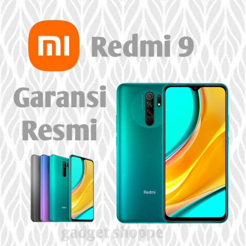 Redmi 9 4/64 3/32 Garansi resmi Tam✅