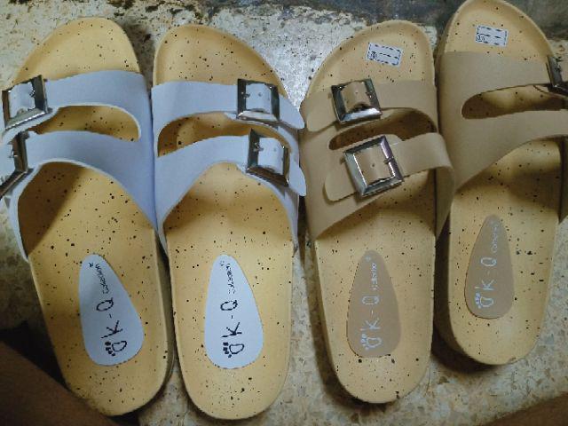  Sandal  Flat Kokop Wanita Tali  Dua  Murah Model Terbaru 