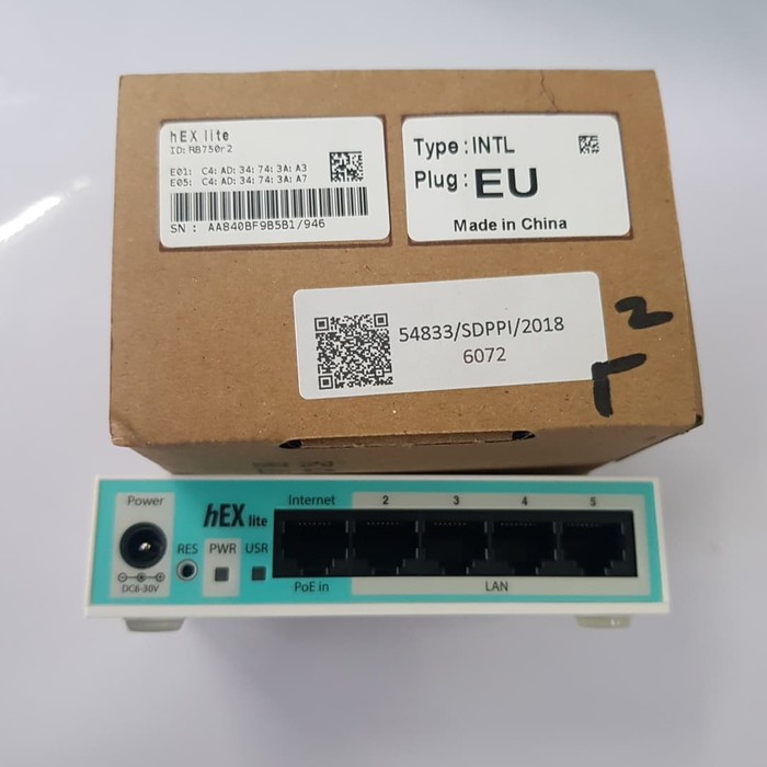 MIKROTIK ROUTER BOARD RB750-R2 RB750R2